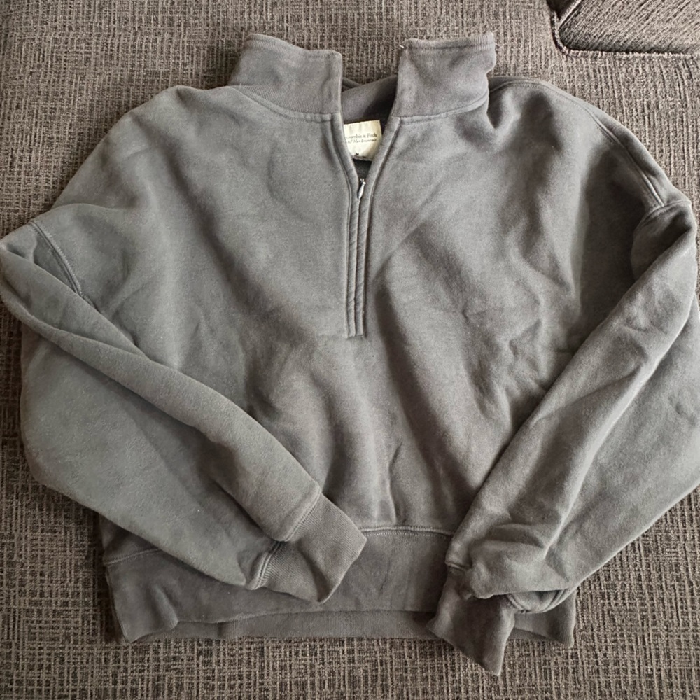 Navy Quarter-Zip Sweatshirt